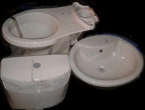 Bath, basin amp toilet set New