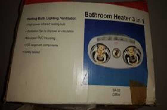 bathroom heater lights 2 klein een groot.