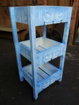 Bathroom Trolley with Wheels (390x330x850)