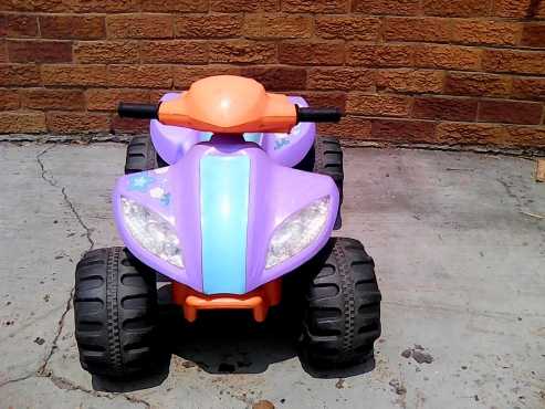 Battery operated 4 wheeler