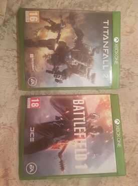 Battlefield 1  Titanfall 2 Xbox One Game te koop