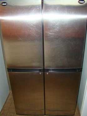 Bauer Silver Side x Side  FridgeFreezer