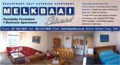 Beachfront Flat Strand, Western Cape