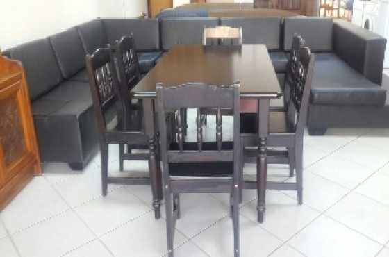 Beautiful 6 seater dark wood dining set R 2950