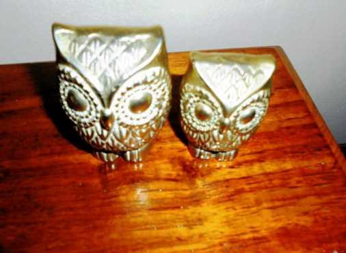 Beautiful Brass owls both for R80