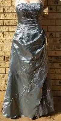 Beautiful Grey Silver Matric Dress