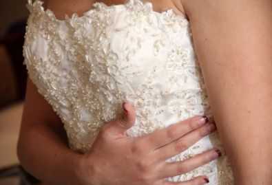 Beautiful Ivory Wedding Dress thousands of beads