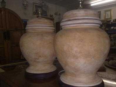 Beautiful pair of Ginger Jar Lamps