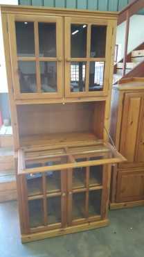 Beautiful solid wood display cabinet