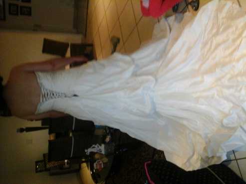 beautiful wedding dress imported from london. Negotiable