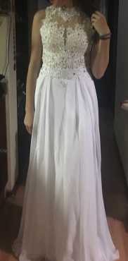 Beautiful white dress for debutante ball or evening wear