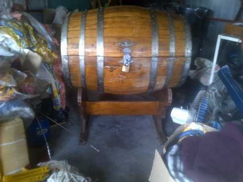 Beautifully Restored Antique Wine Barrel