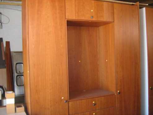 bedroom furniture-Cherrywood BIC 2,2m wide x 2.6m high  Excellent Condition