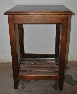 bedside table  in protea brown