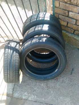 Beetle or Daihatsu Coupen tyres x 4 like new