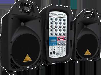 BEHRINGER PORTABLE PA SYSTEM