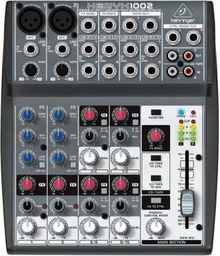 Behringer XENYX 1002USB Mixer.