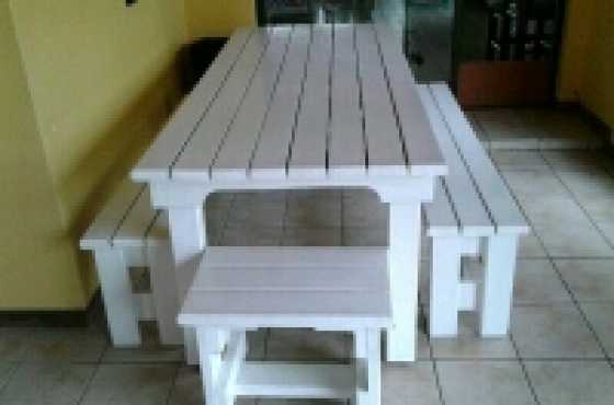 bences tables patios and seaters