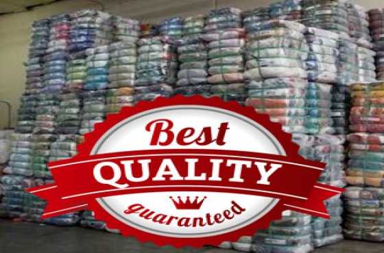 Best quality bales of clothing 100 Guaranteed(men, ladies, kids)