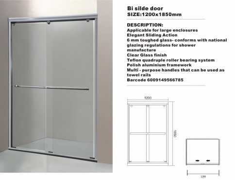 BI GLIDE Shower 1200X1850