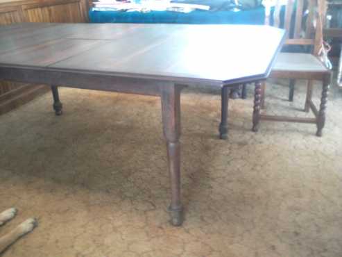 Big Diningroom table made for Jarrah  wood railway sleepers