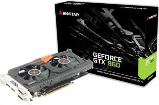 Biostar NVidia GeForce GTX960 SLI ready