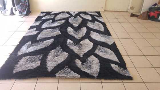 Black amp Silver Rug for Sale