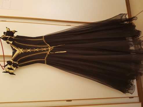 Black and gold St Laurient dress size 8