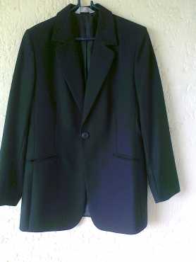 BLACK FEMALE WOOL JACKET