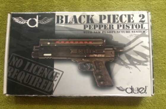 Black Piece 2 Pepper Pistol