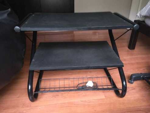 Black TV table