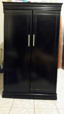 Black wooden cupboard