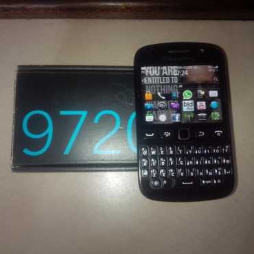 Blackberry 9720 touch amp type