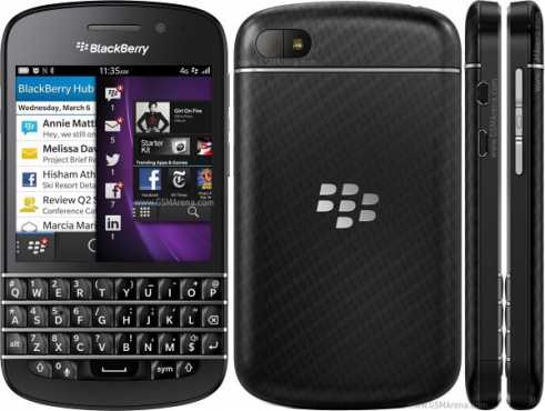 Blackberry Q10 Touch amp Type