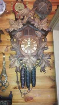 Blackwood Quail Cuckoo Clock