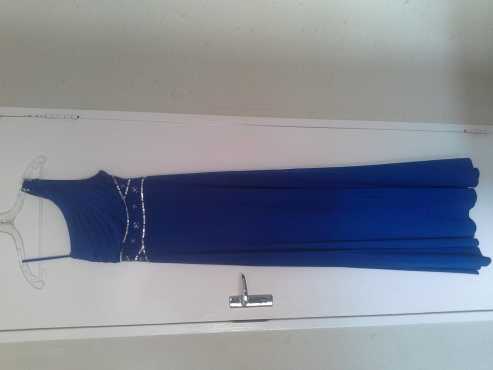 Blue dress worn once size 12