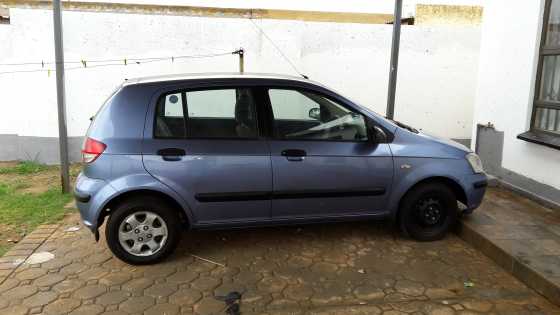 Blue Hyundai Getz