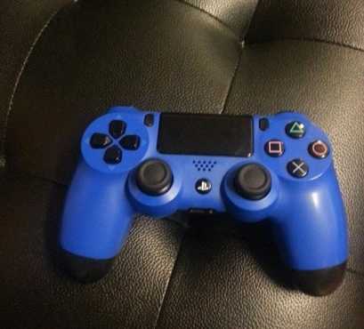 Blue PS4 controller for sale