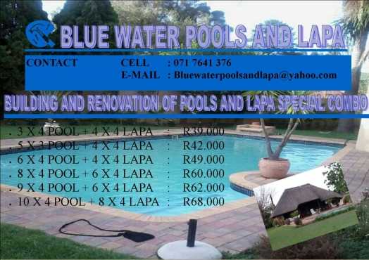 Blue water Pools amp Lapa