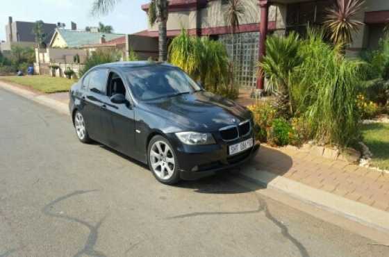 bmw 320i e 90 2006 black with black interior