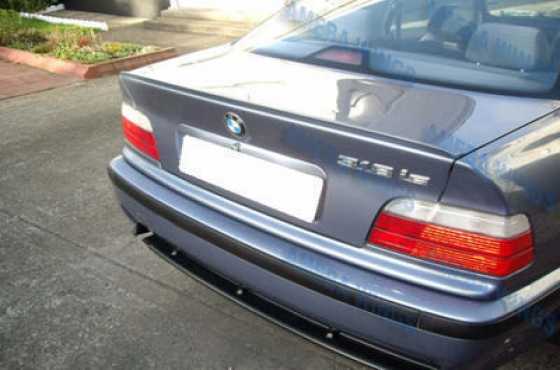 BMW E36 4 door boot spoiler (tin flat lip) new replacement parts