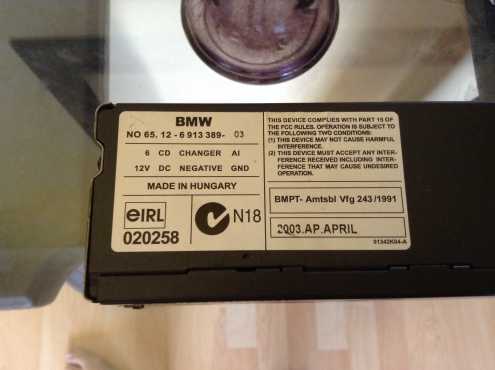 BMW E46 6Disc CD Changer - brand New