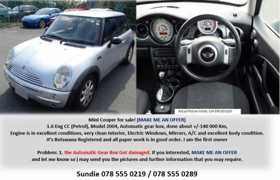 BMW mini Cooper for stripping