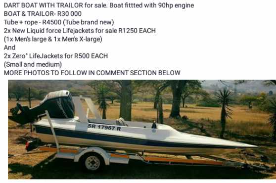 BOAT amp TRAILER FOR SALE. PAPERWORK IN ORDER