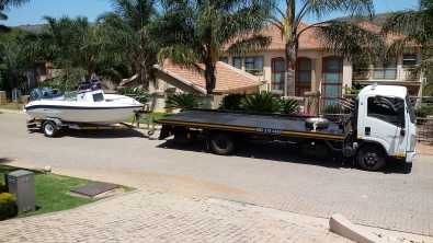 Boat transport Bloemfontein to Gauteng.