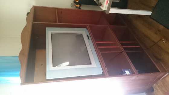 Book case, Tv Cabinet and L shaped computer stand