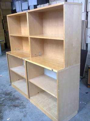 BOOK SHELF X 2 - used - Maple