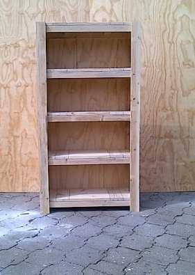 Bookshelf Cottage series 4 Tier 900 - Raw