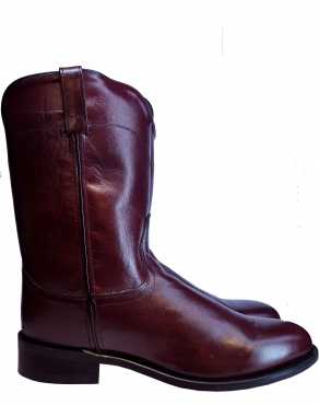 Boot - MENS ROPER BOOT BLACK CHERRY (Cowboy boot  Western Boot  Leather Boot)