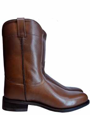 Boots - MENS ROPER BOOT ANTIQUE BROWN (Cowboy boot  Western Boot  Leather Boot)